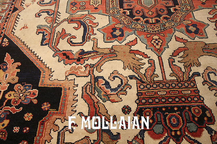 Tapis Persan Antique Bakhtiari n°:59750074